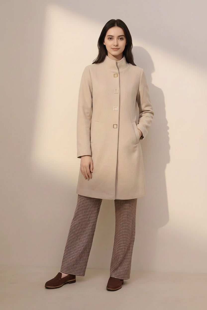 Women Solid Coat