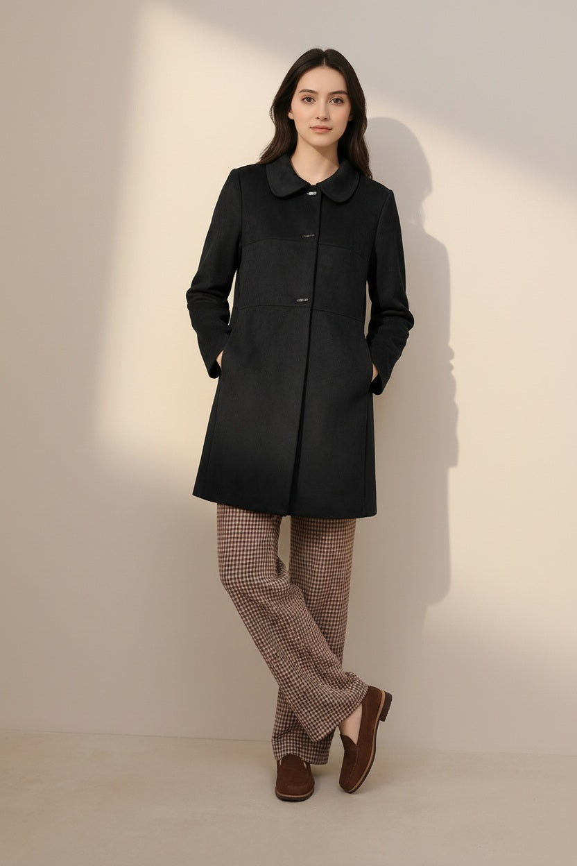 Women Single-Breasted Overcoat