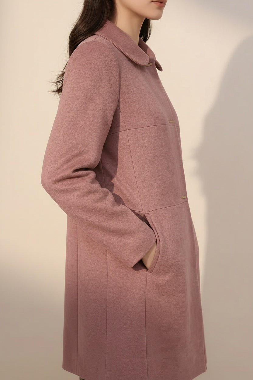 Women Single-Breasted Overcoat