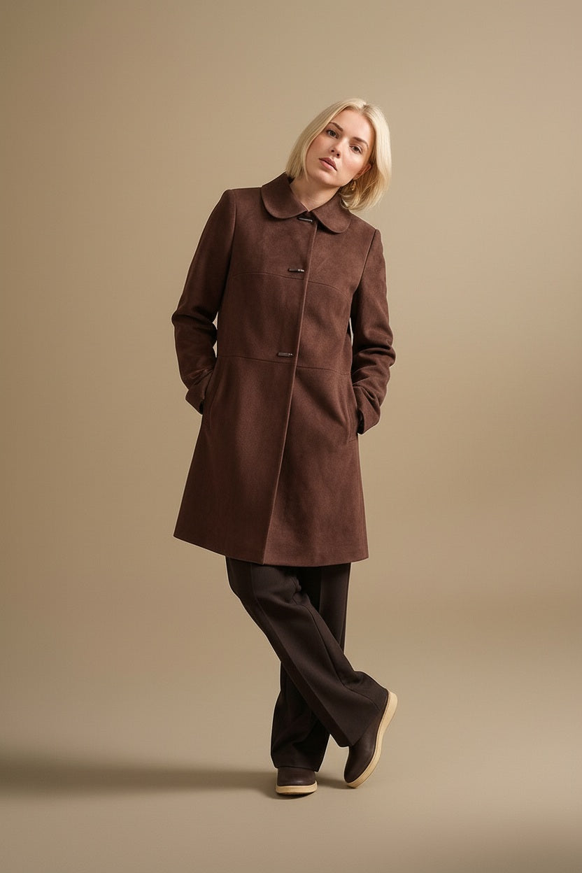 Women Single-Breasted Overcoat