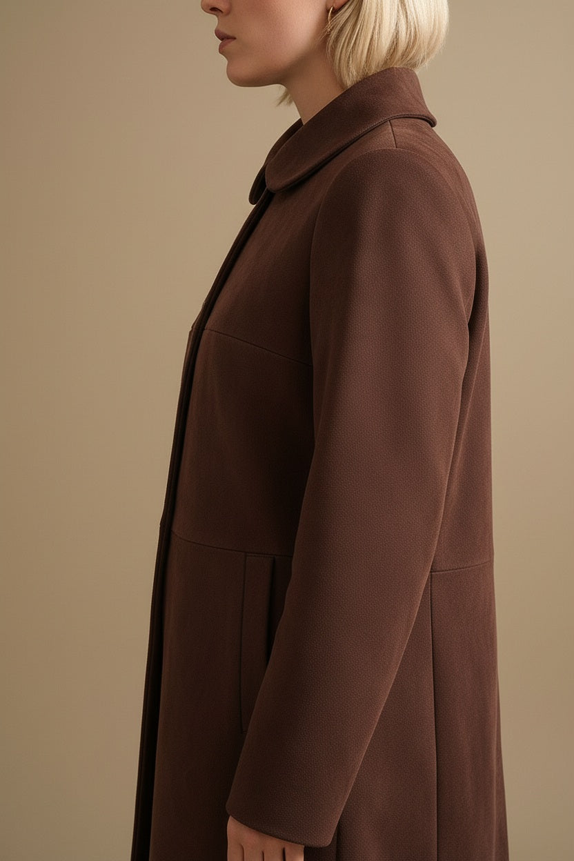 Women Single-Breasted Overcoat