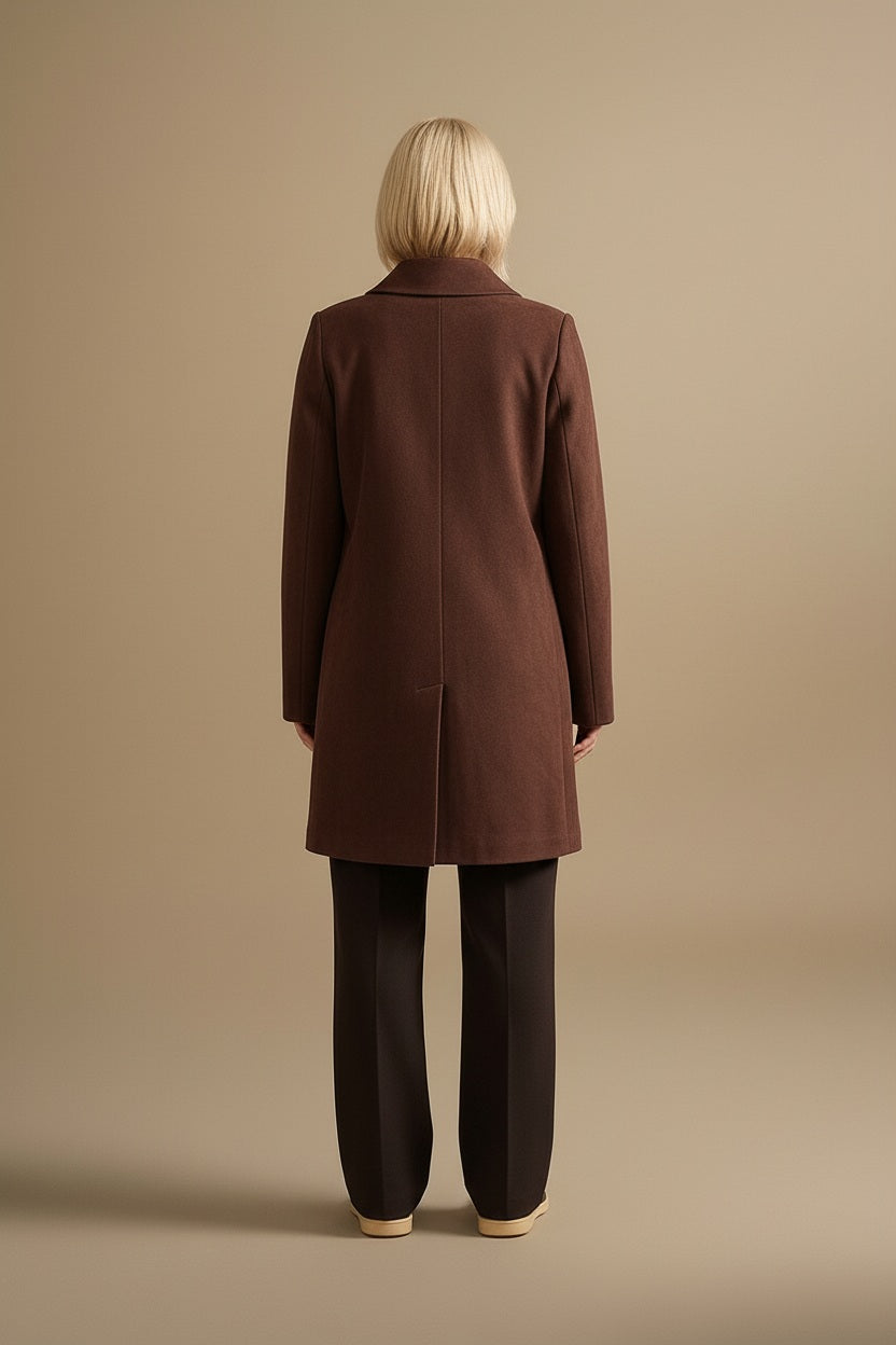 Women Single-Breasted Overcoat
