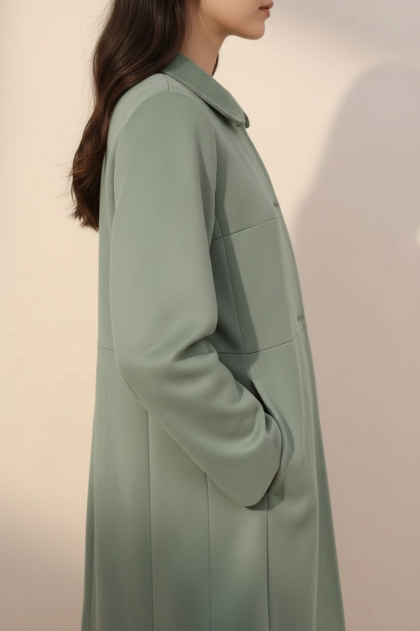 Women Single-Breasted Overcoat