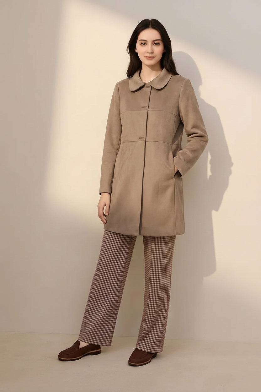 Women Single-Breasted Overcoat