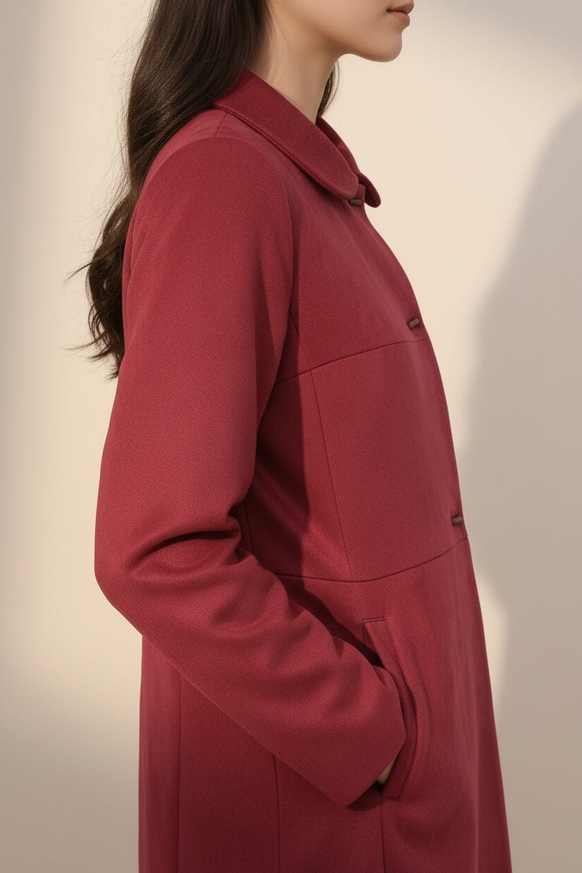 Women Single-Breasted Overcoat