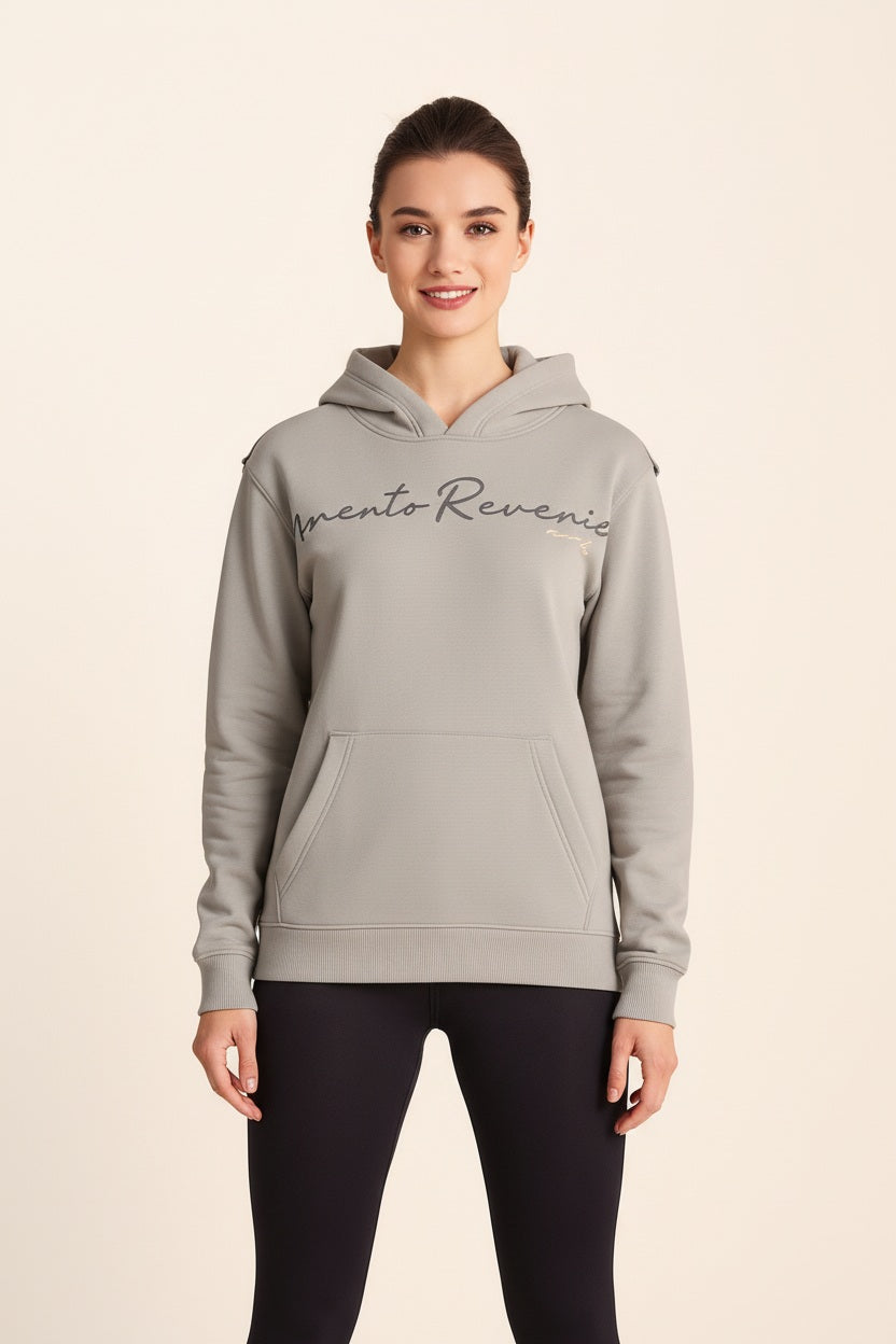Women Graphic Print Hooded Neck Sweatshirt