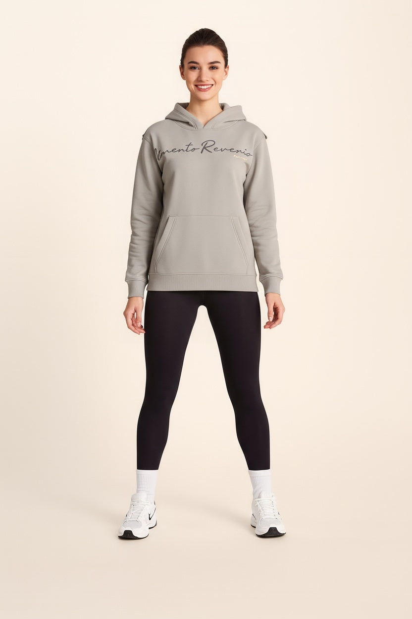 Women Graphic Print Hooded Neck Sweatshirt
