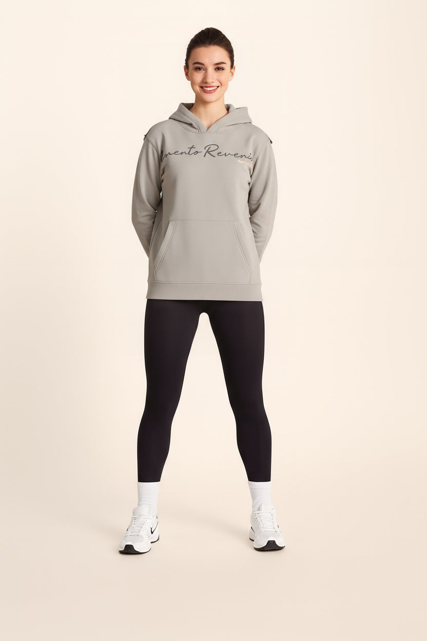 Women Graphic Print Hooded Neck Sweatshirt
