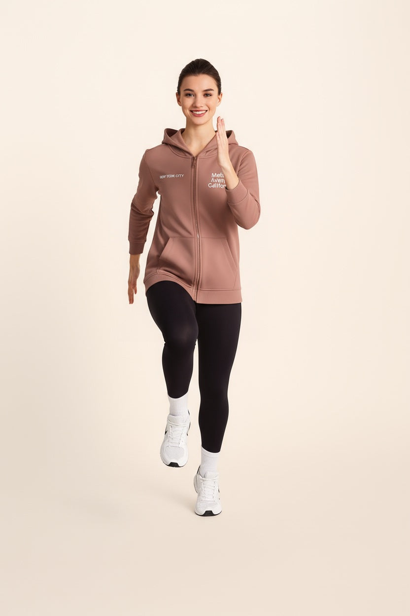 Women Graphic Print Hooded Neck Sweatshirt