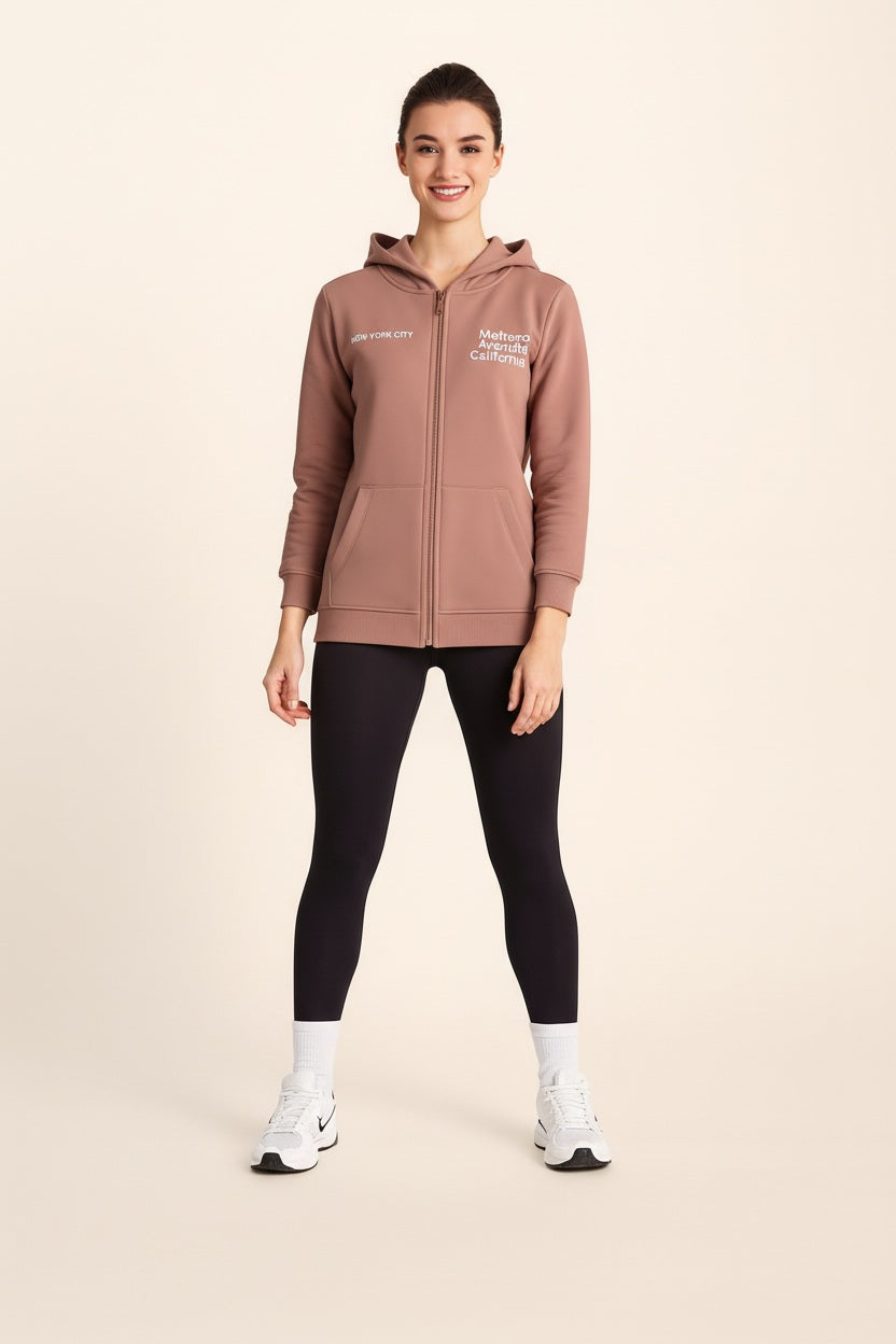 Women Graphic Print Hooded Neck Sweatshirt