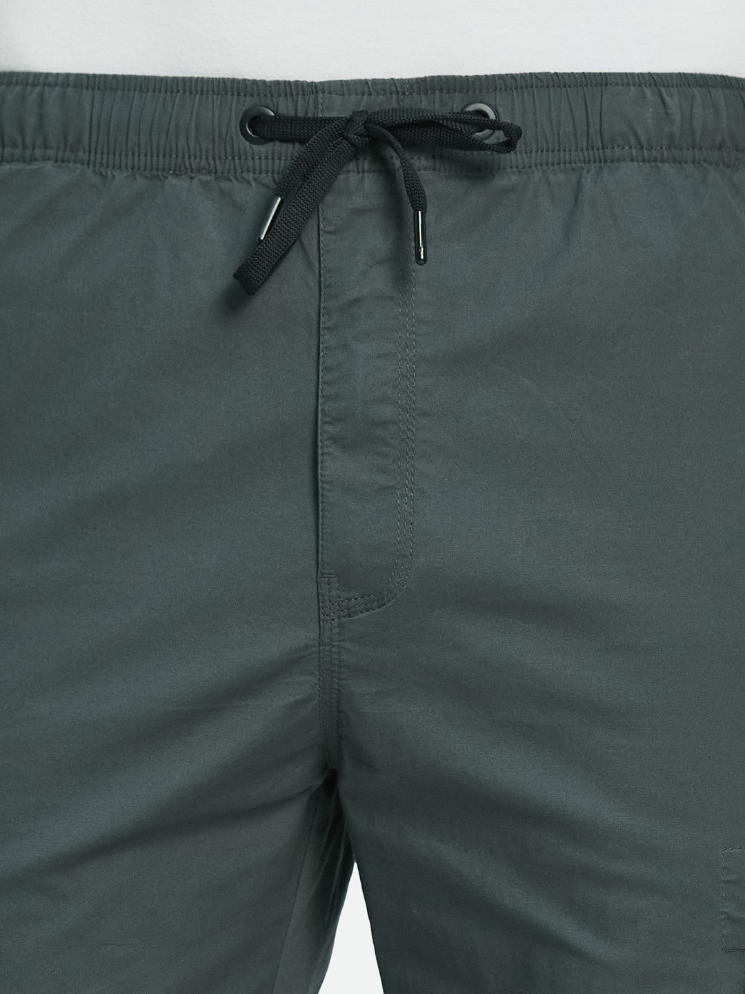 Octave Men Cotton Mid-Rise Cargo Track Pant