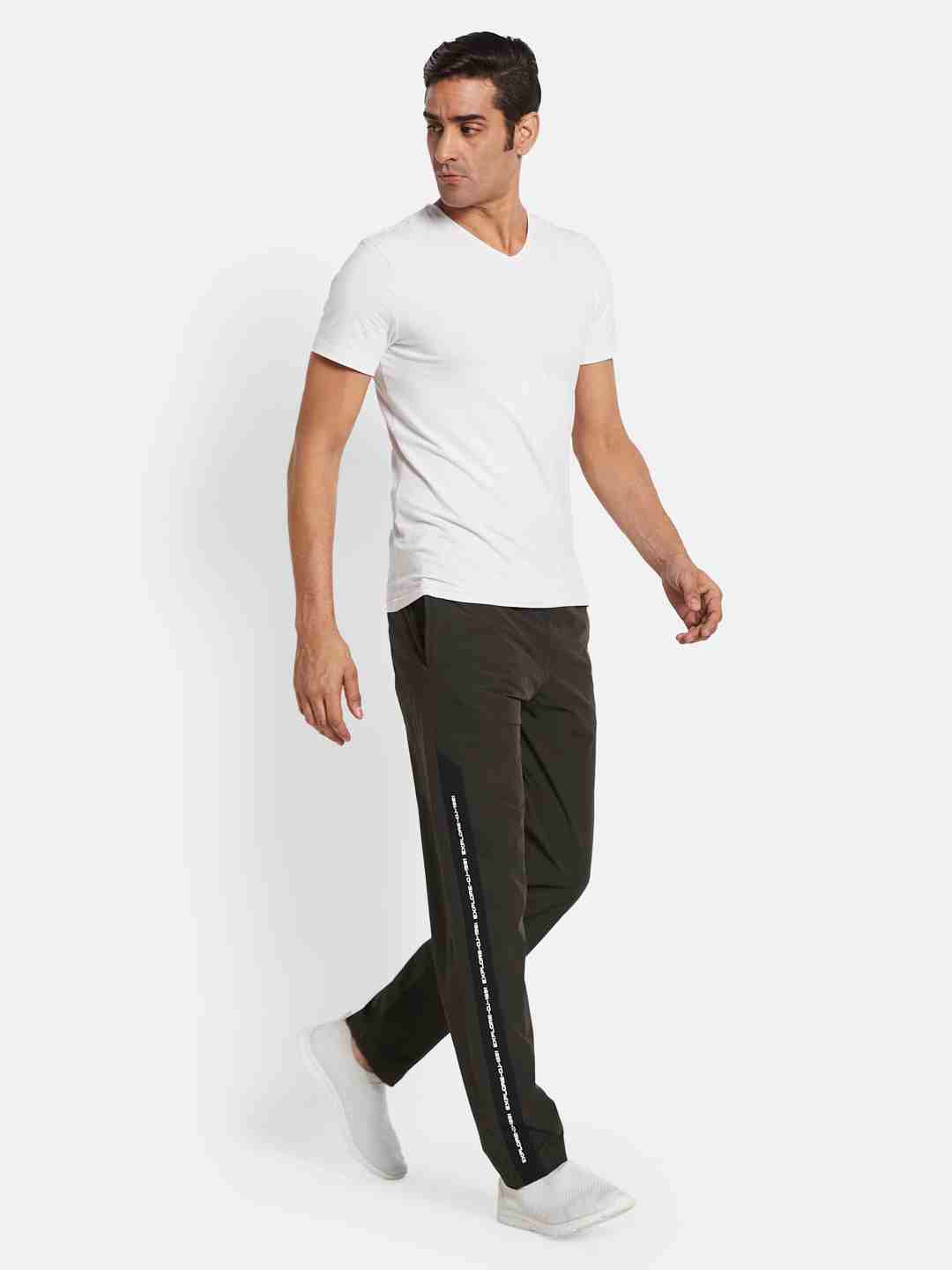 Octave Men Cotton Regular Fit Mid-Rise Track Pants