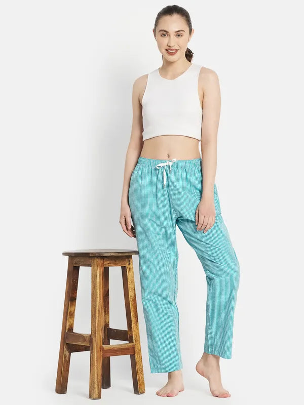 Women Green Trackpants