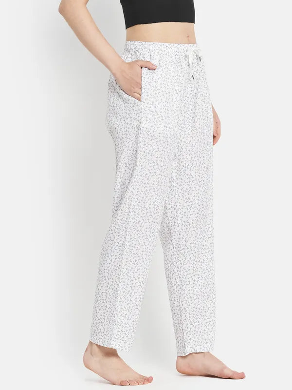 Women White Trackpants