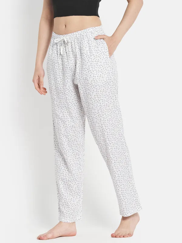 Women White Trackpants