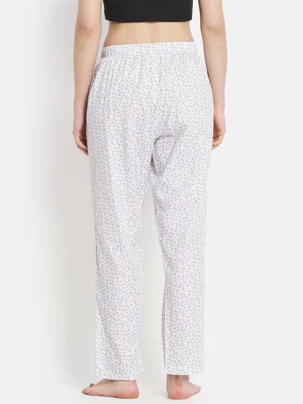 Women White Trackpants