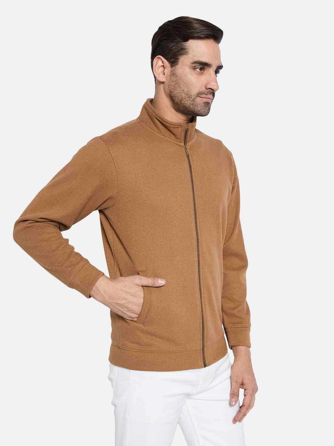 Octave Men Front-Open Sweatshirt