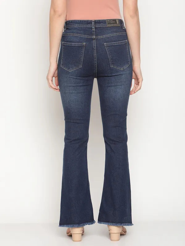 Mettle Women Blue Light Fade Stretchable Jeans