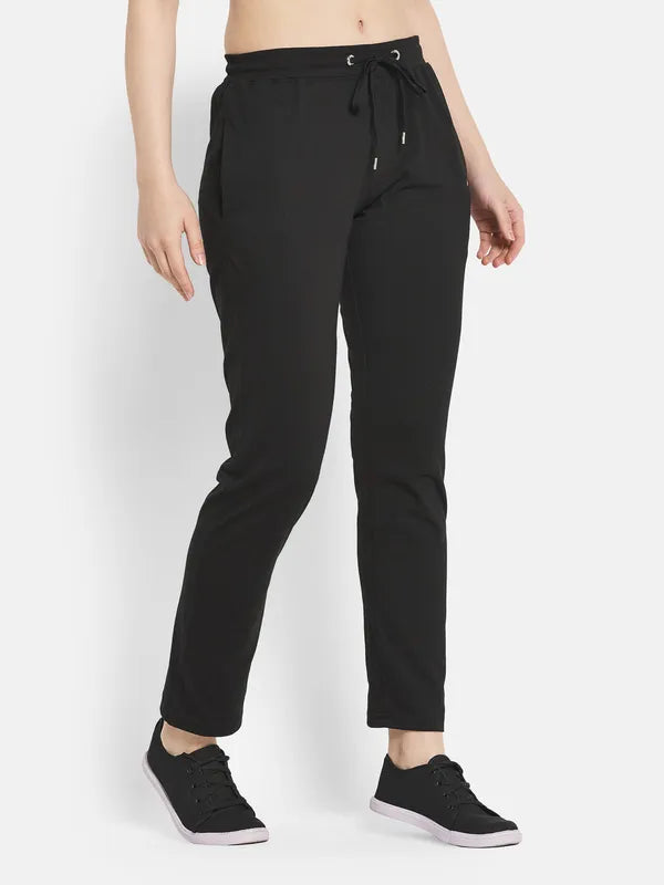Women Black Trackpants
