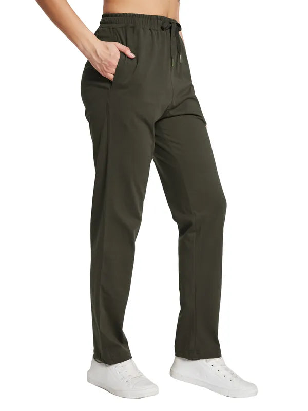 Mettle Women Regular Fit Cotton Track Pants