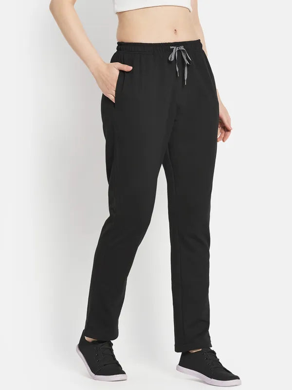 Women Black Trackpants