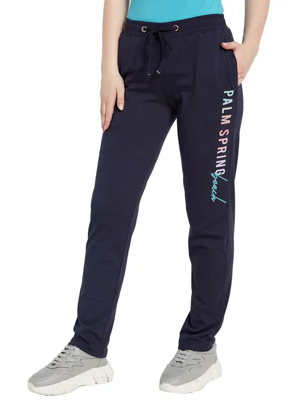 Typographic Print Lower With Drawstring