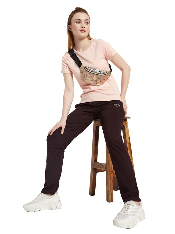 Typographic Print Lower With Drawstring