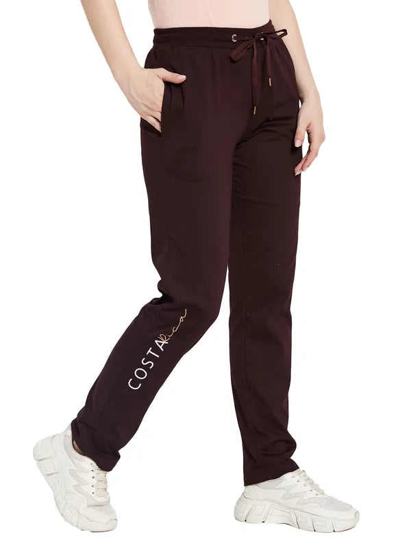Typographic Print Lower With Drawstring