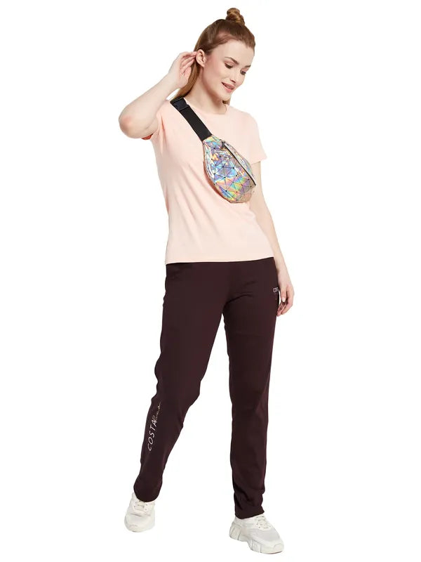 Typographic Print Lower With Drawstring