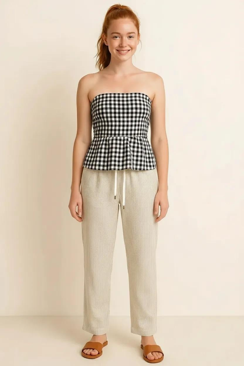 Women Mastic Regular Fit Striped Track Pants