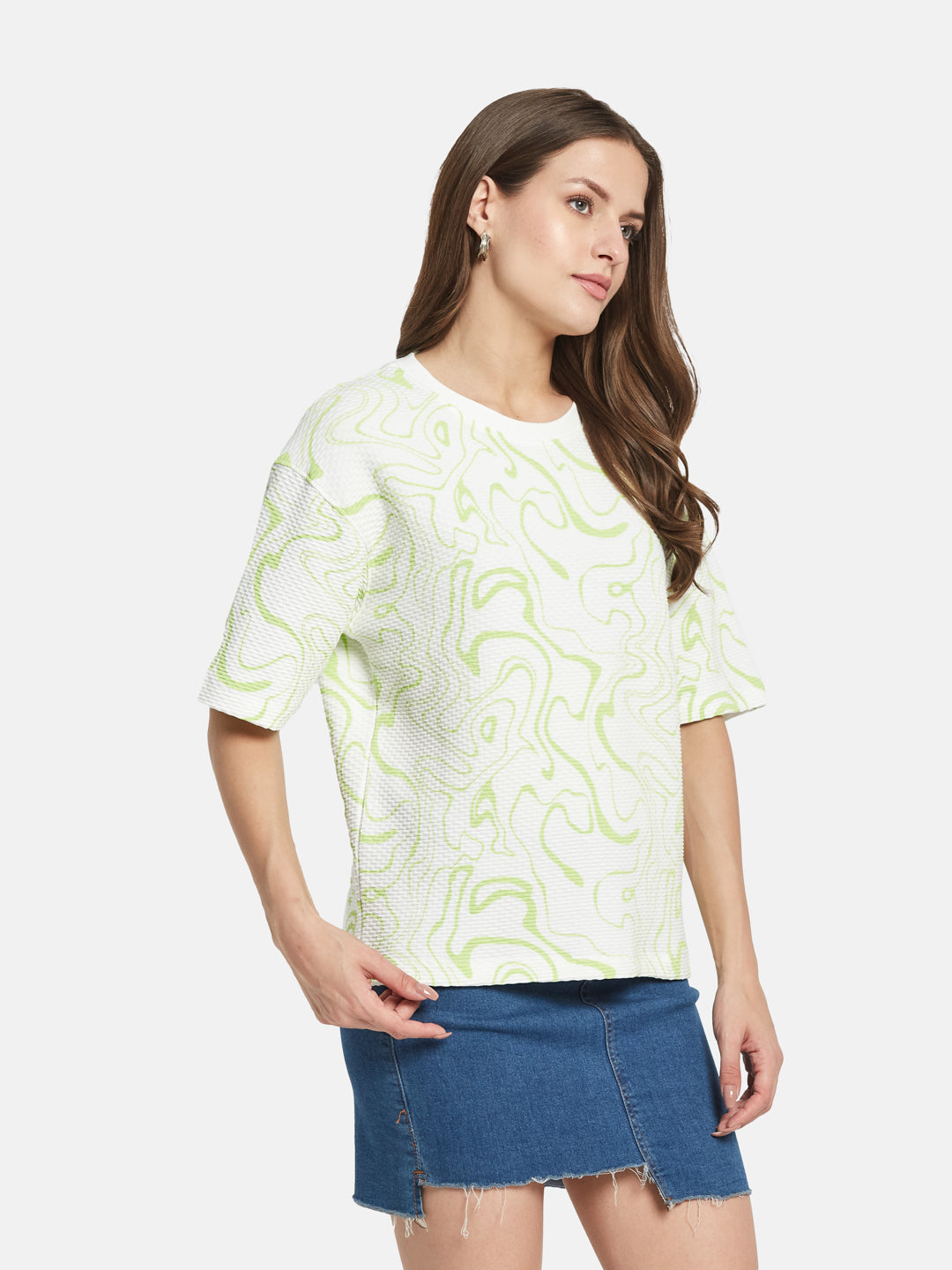 METTLE Women Printed T-shirt