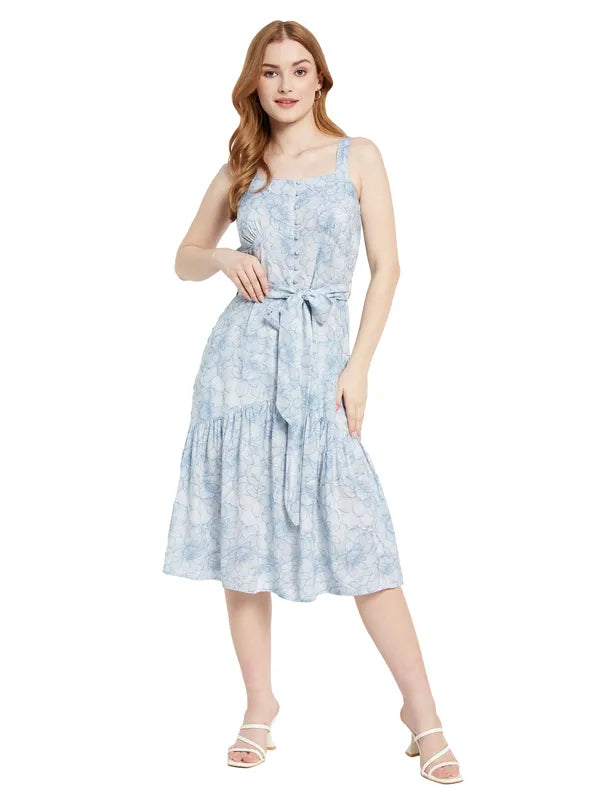 Floral Print Midi Dress