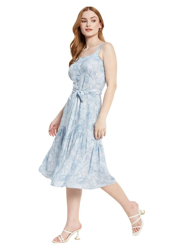 Floral Print Midi Dress