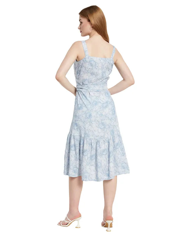 Floral Print Midi Dress