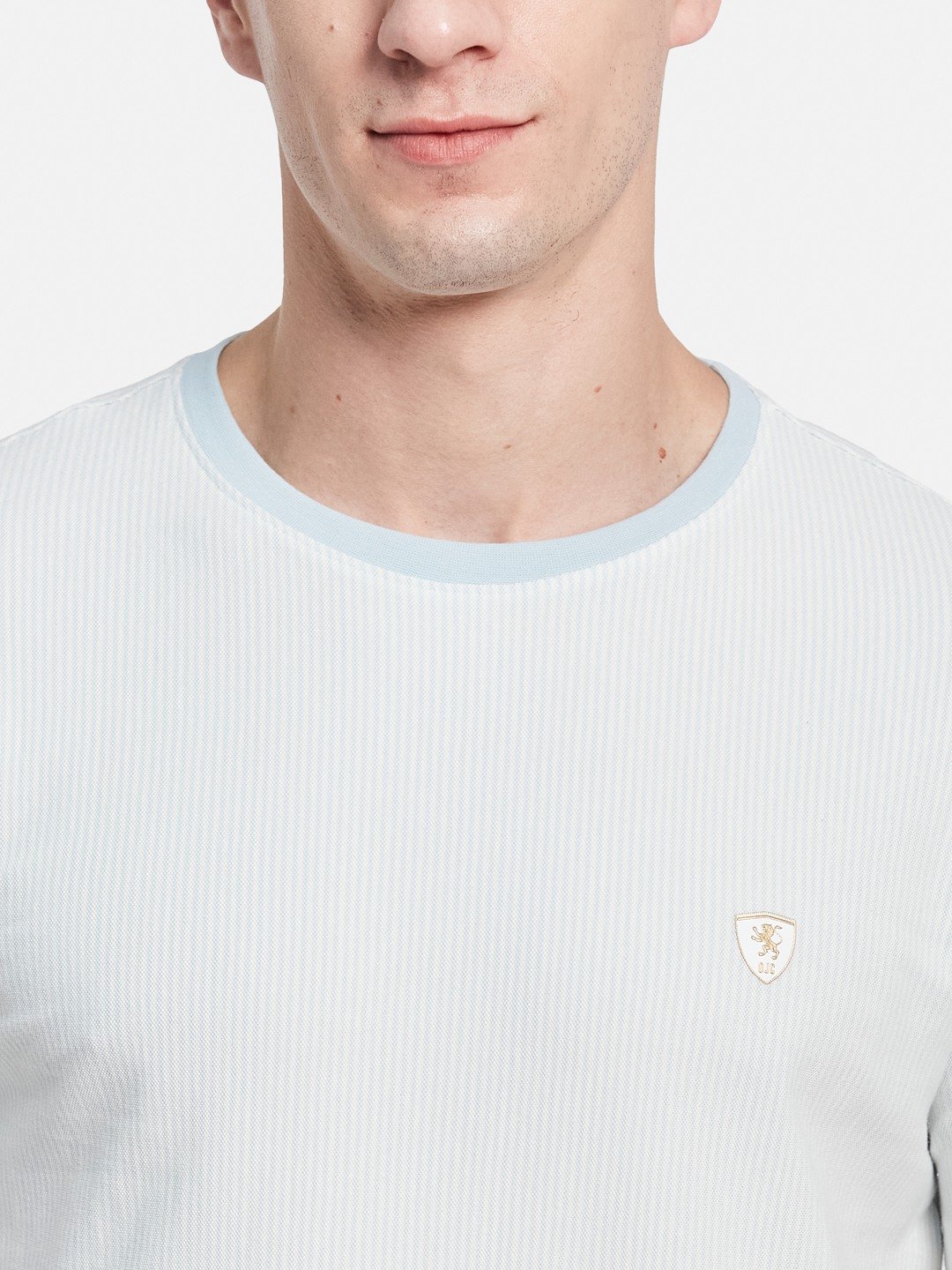 Octave Men Striped T-shirt