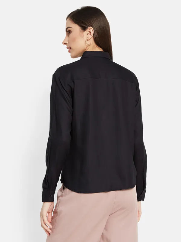 Plain Shirt With Cargo Pockets