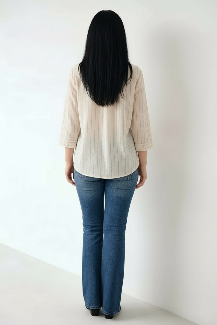Women Striped Casual Shirt
