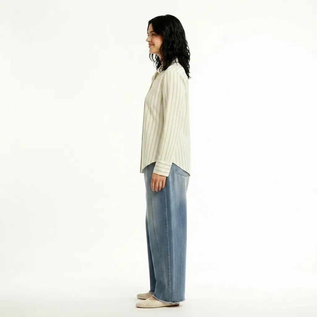 Women Striped Casual Shirt
