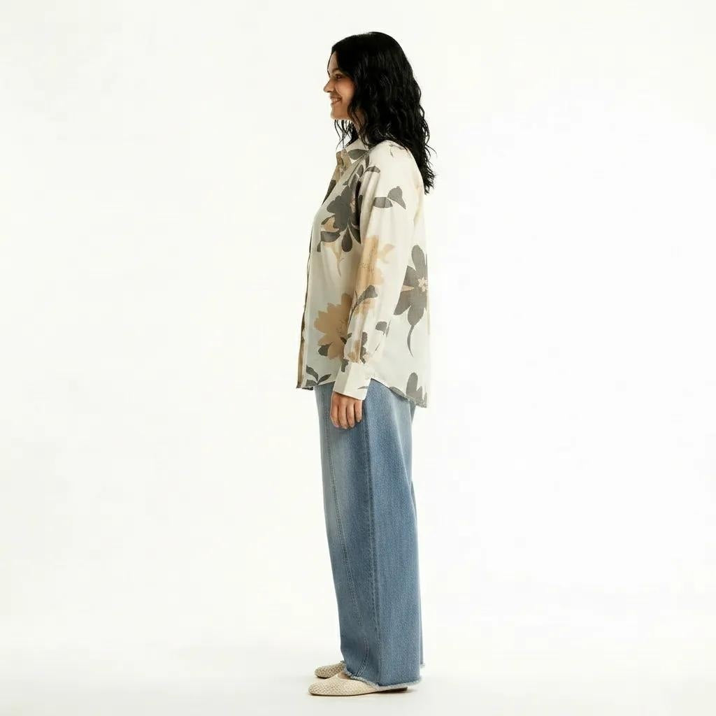 Women Floral Printed Casual Shirt