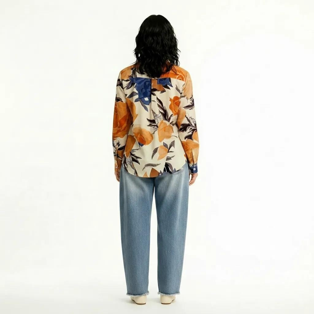 Women Floral Printed Casual Shirt