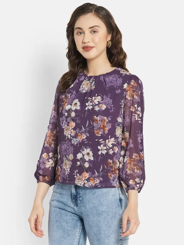Women Plum Tops