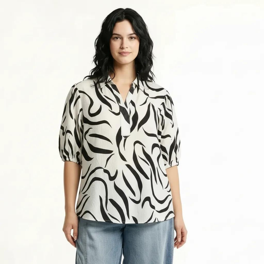 METTLE Print Cotton Top