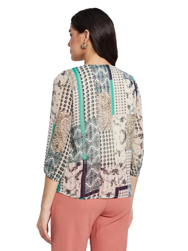 Mettle Print Cotton Top