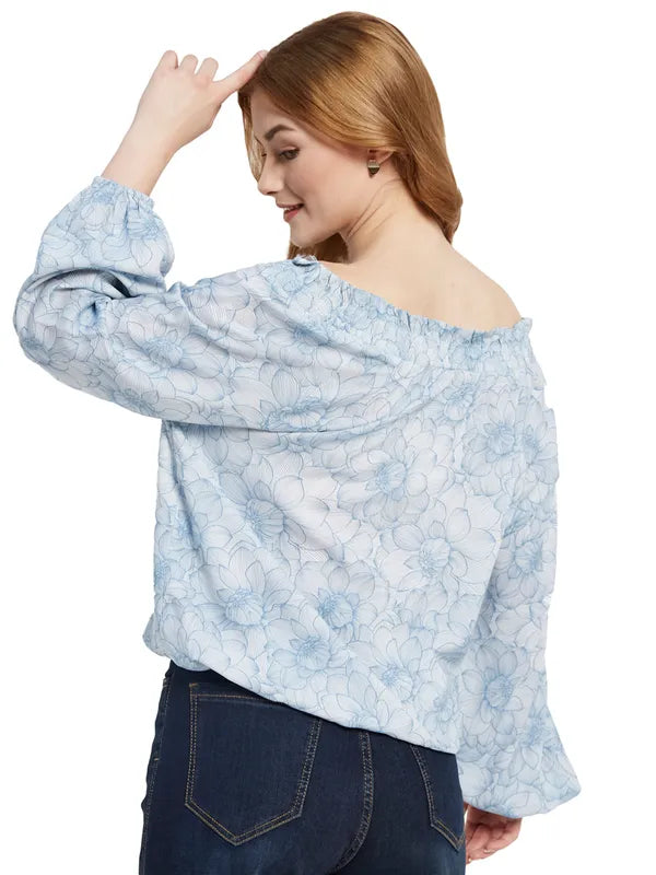 Printed Off-Shoulder Top