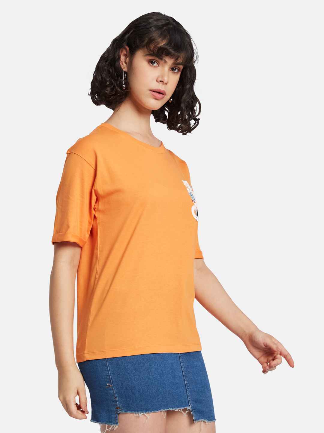 METTLE Women Printed T-shirt