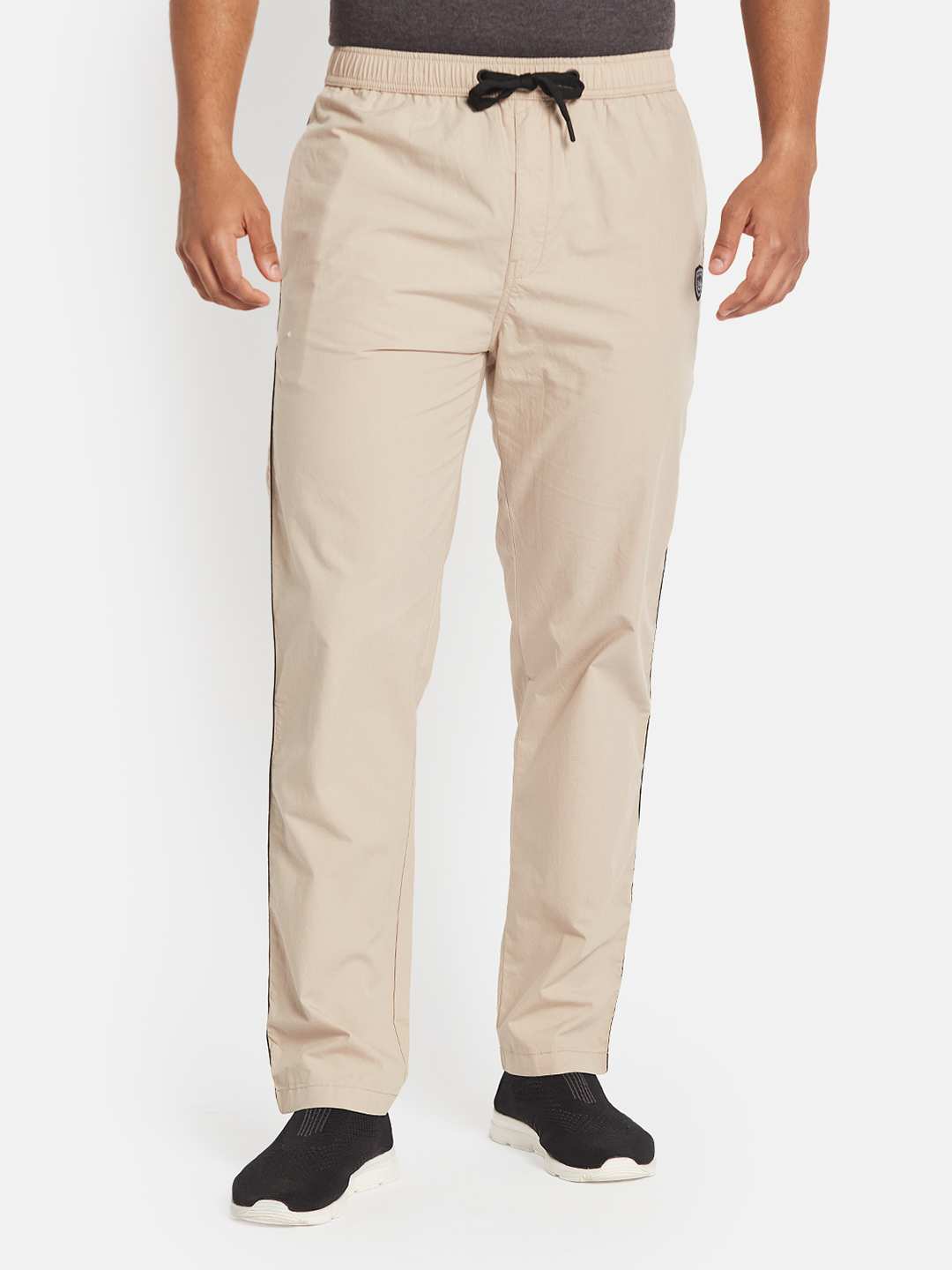 Octave Men Cotton Regular Fit Mid Rise Track Pants