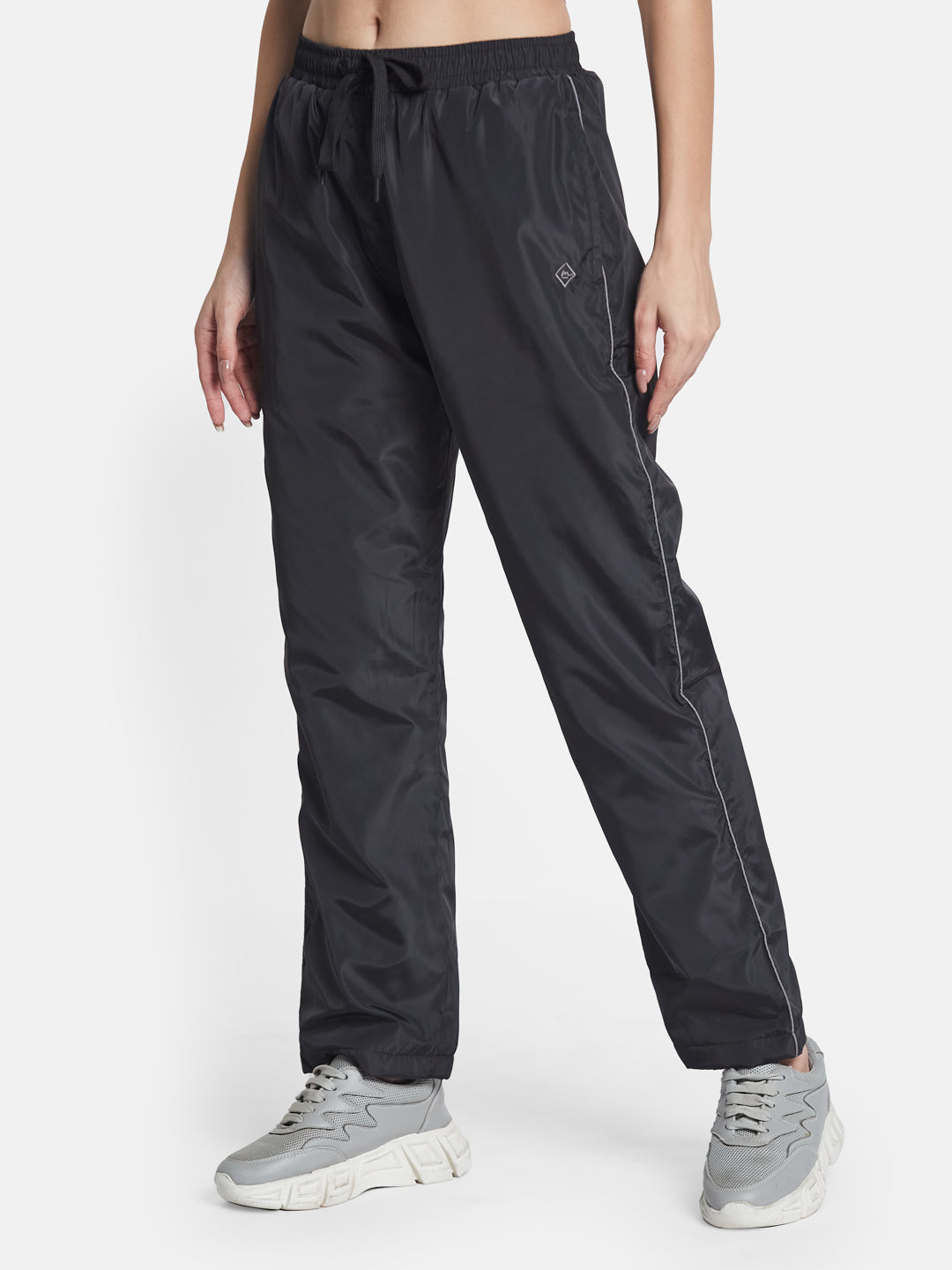 METTLE Women Regular Fit Mid Rise Cotton Track Pants