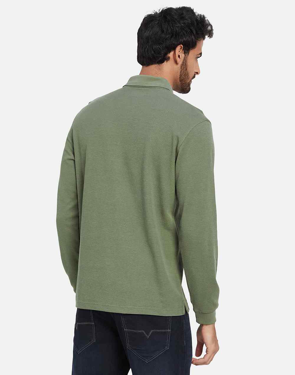 Mettle Polo Collar Cotton T-Shirt