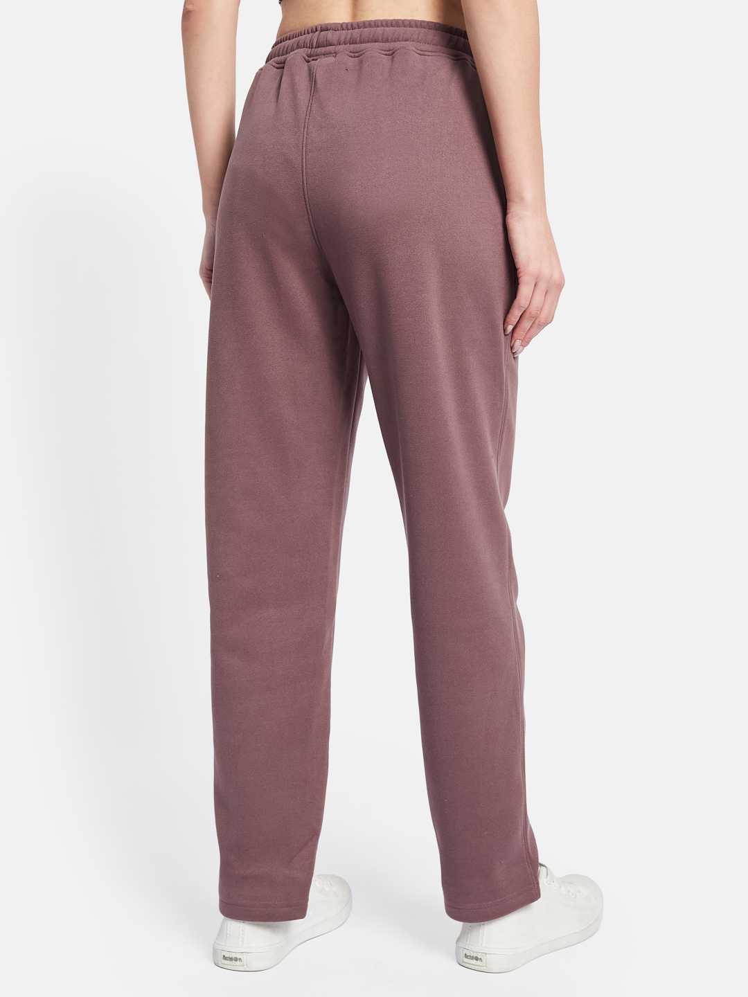 METTLE Women Cotton Mid Rise Track Pants