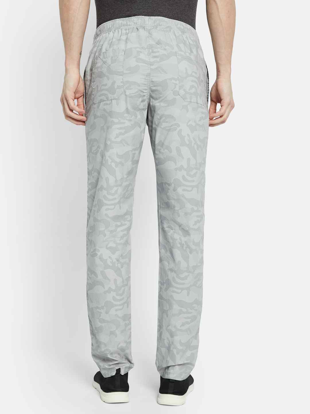 Octave Men Printed Cotton Track Pants